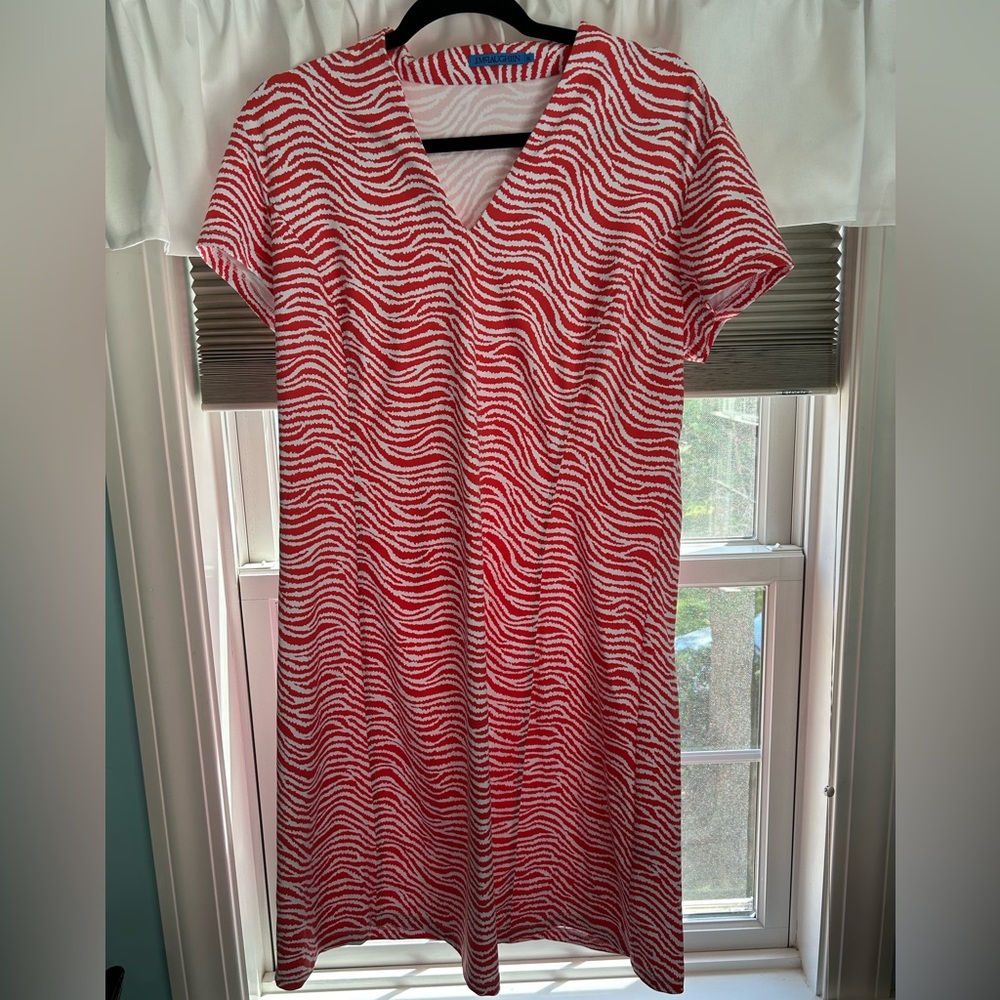 J. McLaughlin Radio Wave Print dress